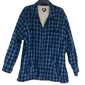 Land’s End size XXL Blue Plaid Shacket